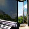 New Coavas Window Films for Privacy Reflective Window Film, Mirror One Way Window Film for Sun Blocking, UV Heat Blocking No Glue Static Cling Window Tint Film Home 17.5x78.7in, 44.5x200cm, Silver Black