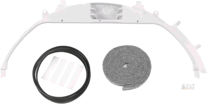 New Dryer Drum Bearing Replacement Kit with Felt Seal and Glide Slides for Most Top Load GE Dryers