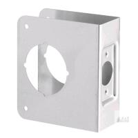 New Prime-Line Lock and Door Reinforcer, 2-1/8 in. x 2-3/8 in. x 1-3/8 in., Stainless Steel (Single Pack) MP10852