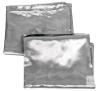 New 2pc Queen Size Satin Pillowcase Slipcovers Grey Silver, 20" &times; 30" - 2