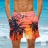 New Size LG Men's Summer Loose Fit Beach Shorts with Pockets - Quick Dry Swim Trunks for Swimming & Casual Wear Swim Briefs, No Inner Mesh Swim Bottoms