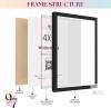 3 New 97 Decor Picture Frame - Black Picture Frames 4x6 for Wall Mounting, 4x6 Frame Wood, Natural Wood 4x6 Photo Frame, Wooden 4 By 6 Poster Frame - 2