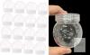 2 New 10-Packs Sweet Jars Storage Container Candy Jar for Kitchen Snack Holder Lids / Can Be Made Into Small Snow Globes, 7cm &times; 6cm &times; 6cm
