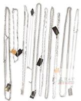 10 Vintage NOS D'ORLAN Necklaces Chains, Signed & Unsigned, 14" - 50" Long