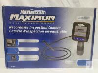 Mastercraft Maximum Premium Inspection Camera, 9mm Waterproof Head, 5ft Flexible Cable, 3.5" LCD