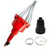 NEW Universal CV Joint Boot Installer Kit with Rubber Boot, Stainless Clamps & Claw Tool, X003L147BJ