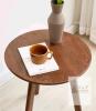 New Raico Japandi Walnut Side Table . Retail $180 - 4