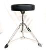 Westbury Double Braced Adjustable Swivel Drum Stool, 17.5" - 22", Scuffs to Seat, One Hole On Side Bottom - 2