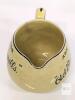 Rare Vintage J A Campbell, Belfast 'Ask for Bushmills Whiskey' Pub Jug Made in England by Crown Ducal,3.8" Tall, Crazing, Chips & Crack Present - 5