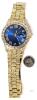 New Men's Metal Case Iced-Out Blinging Rhinestone Watch, With Gift Box (Working) - 3