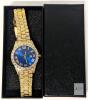 New Men's Metal Case Iced-Out Blinging Rhinestone Watch, With Gift Box (Working) - 5