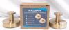 Duilahren Gold Suction Cup Hooks 2-Pack, Heavy Duty, Removable, Waterproof, No Tools Needed