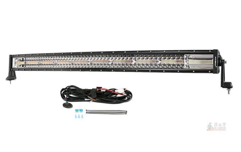 New AUXBEAM 40" LED Work Light Bar Amber/White Lamp .