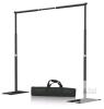 10ft.&times;10ft. Backdrop Stand , Pipe and Drape Backdrop Stand Kit - Adjustable Photo Backdrop Stand with Metal Steel Base, Heavy Duty Backdrop Stand . ***Missing 6 Bolts***