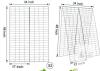 NEW Large 4 Panel 48"x17" Folding Steel Garden Trellis, Clips & Grow Bags, Green, Multi-Configurable - 3