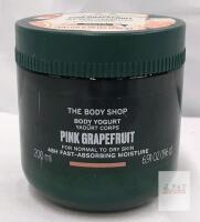 The Body Shop Pink Grapefruit Body Yogurt 200ml Vegan Moisturizer,