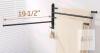 New KES Extra Long 19.5" Swivel Towel Rack, Black - 2