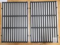 2 New 19.5"x12.9" Cast Iron Porcelain Grill Grates 2-Pack