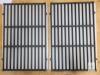 2 New 19.5"x12.9" Cast Iron Porcelain Grill Grates 2-Pack