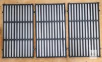 Grill Grates 18 &frac34;"&times;11 &frac14;" , Porcelain-Coated Cast Iron, 3-Pack Weber Genesis II 300 Series Compatible