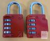 New 2-Pack Combination Lock , Resettable 4-Digit Combo Heavy Duty Padlocks.
