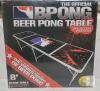BPONG Official Beer Pong Table Splatter Edition &ndash; 8 ft Tournament Size, Aluminum Frame, Balls Included