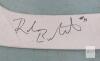 Wooden Sher-Wood RH Goalie Stick Signed by Niagara Area Native Rob Barnhardt . Measures 59.5" Long - 3