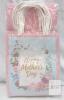 Zoketrition 24 Pcs Mother&rsquo;s Day Gift Bags, Floral Designs, Pink Rope Handles, 8x4x10 in, New