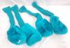 Turquoise Knit & Plush Golf Club Headcovers Set (1, 3, 5, X)