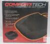 Comfort-Tech Gel Seat Cushion with Honeycomb Design, Black, Portable with Non-Slip Backing