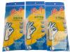 3 New Pairs Size LG Chun Niu Large Yellow Rubber Gloves, Textured Grip, Reusable, Household Cleaning - 2