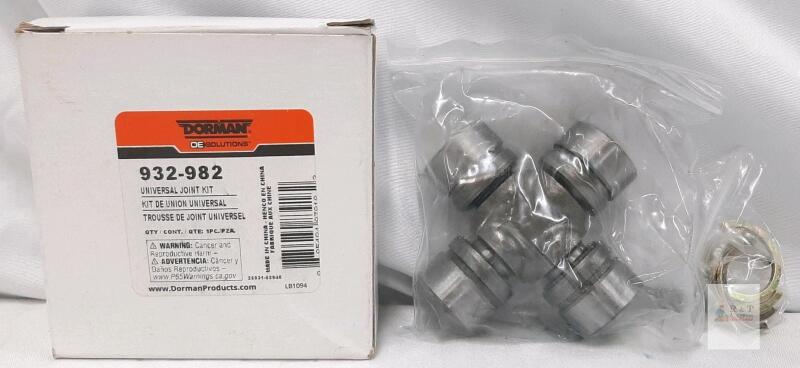 Dorman 932-982 Universal Joint Kit, Steel, Non-Greaseable, Fits Select Nissan Models