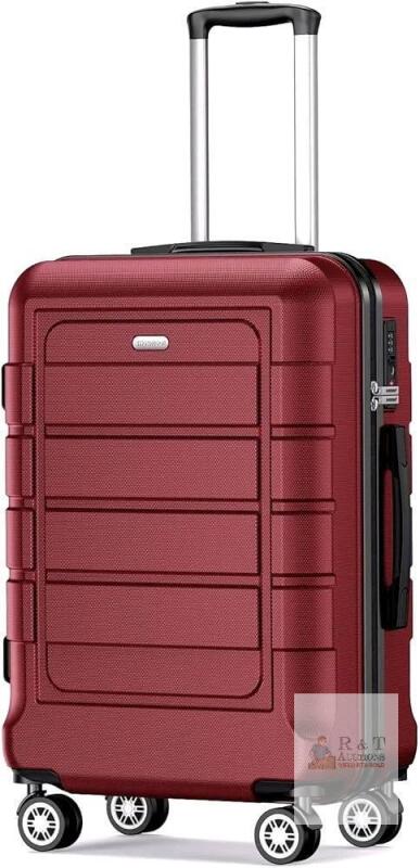 New Showkoo 20" Carry-On Luggage Bag (Wine Red) | Retails for $99.99