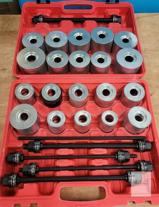 DAYUAN 27Pcs Universal Press & Pull Sleeve Tool Set Kit . Bush Bearing Removal, Insertion Tool Set