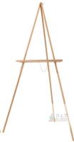 MEEDEN Tripod Wooden Display Easel, Beech Wood, Adjustable Height, 33" Canvas Max, Model AFE-6023-YM NEW