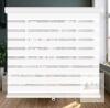 LUCKUP Cordless Zebra Blind, 31" x 72", White, Dual-Layer Sheer and Solid Fabric