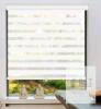 LUCKUP Cordless Zebra Blind, 31" x 72", White, Dual-Layer Sheer and Solid Fabric - 2