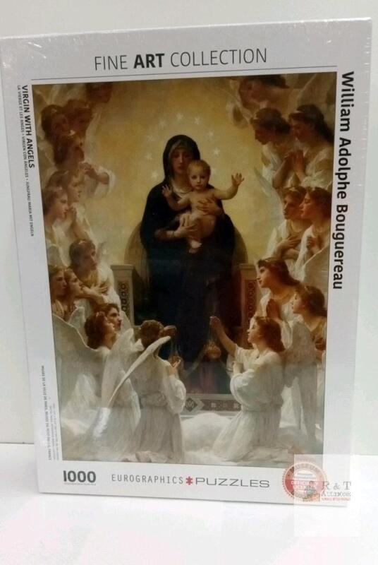 Eurographics 1000-Piece Puzzle - "Virgin with Angels" by Bouguereau Sealed