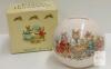 Royal Doulton Bunnykins Money Ball, 1981, Original Box, 3.31" x 3.9" x 3.9"