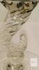 Mid-Century Empoli Italy Glass Compote with Dolphin Stem,7" - 3