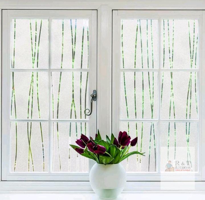 NINETREX Window Privacy Film Frosted Glass Window Film Sticker , 35.5"&times;157.5"
