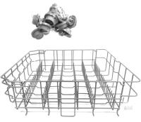New Replacement Dishwasher Rack With Rollers, 22.5" &times; 20.5" &times; 6.75" High