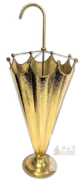 Vintage Brass Finish Umbrella Stand 29.5"