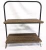 Multipurpose 2-Tier Bread / Dessert / Coffee Stand 7.75" &times; 15.5" &times; 19" Tall - 2