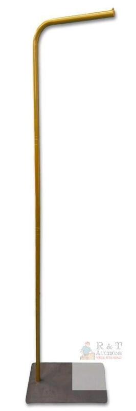 Large 67" Tall Metal Gold Coat Racks, Standing Coat Rack with Heavy Base, Modern Coat Tree with Crossbar, Entryway Coat Racks for Handbags, Clothing