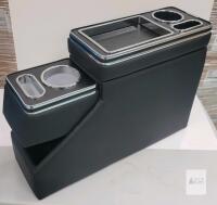 RASNAUTO FSX06 Universal Truck/Tractor Center Console Organizer with Cup Holders