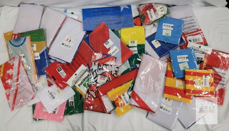 50+ World Countries & World City Flags . Will include some doubles .