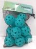 Bandit Sports Mini Popper Balls 12 Pack, Indestructible Training Balls, 1.75" Teal