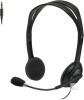New Logitech H111 Wired Headset, Stereo Headphones with Noise-Cancelling Microphone, 3.5 mm Audio Jack, PC/Mac/Laptop/Smartphone/Tablet - Black