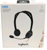 New Logitech H111 Wired Headset, Stereo Headphones with Noise-Cancelling Microphone, 3.5 mm Audio Jack, PC/Mac/Laptop/Smartphone/Tablet - Black - 2